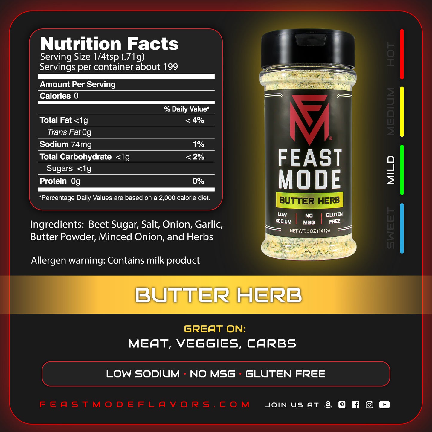 Butter Herb Bulk | FM Seasoning Blend