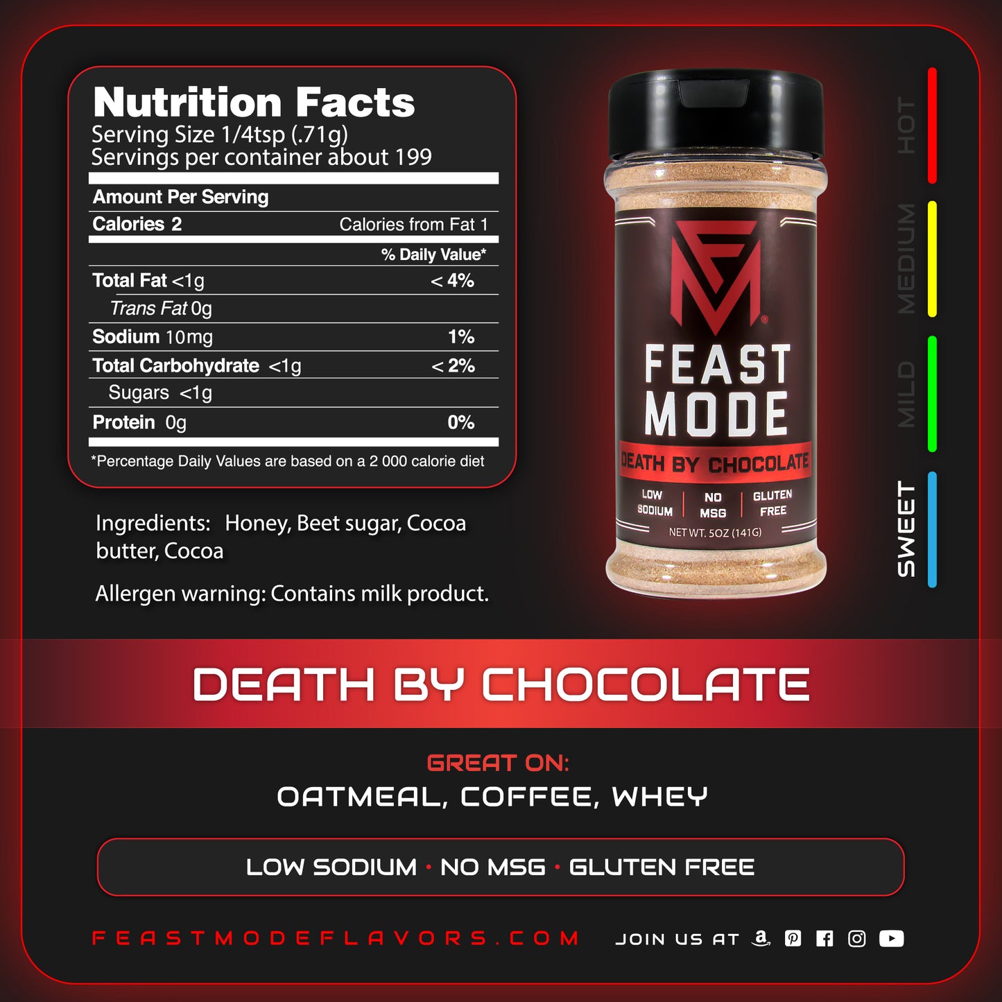 Death By Chocolate Bulk | FM Seasoning Blend