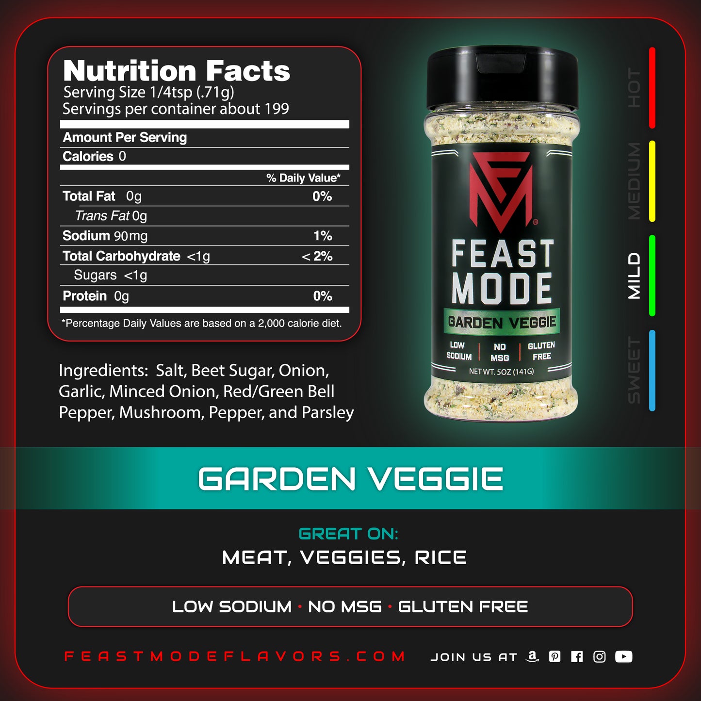 Garden Veggie Bulk | FM Seasoning Blend