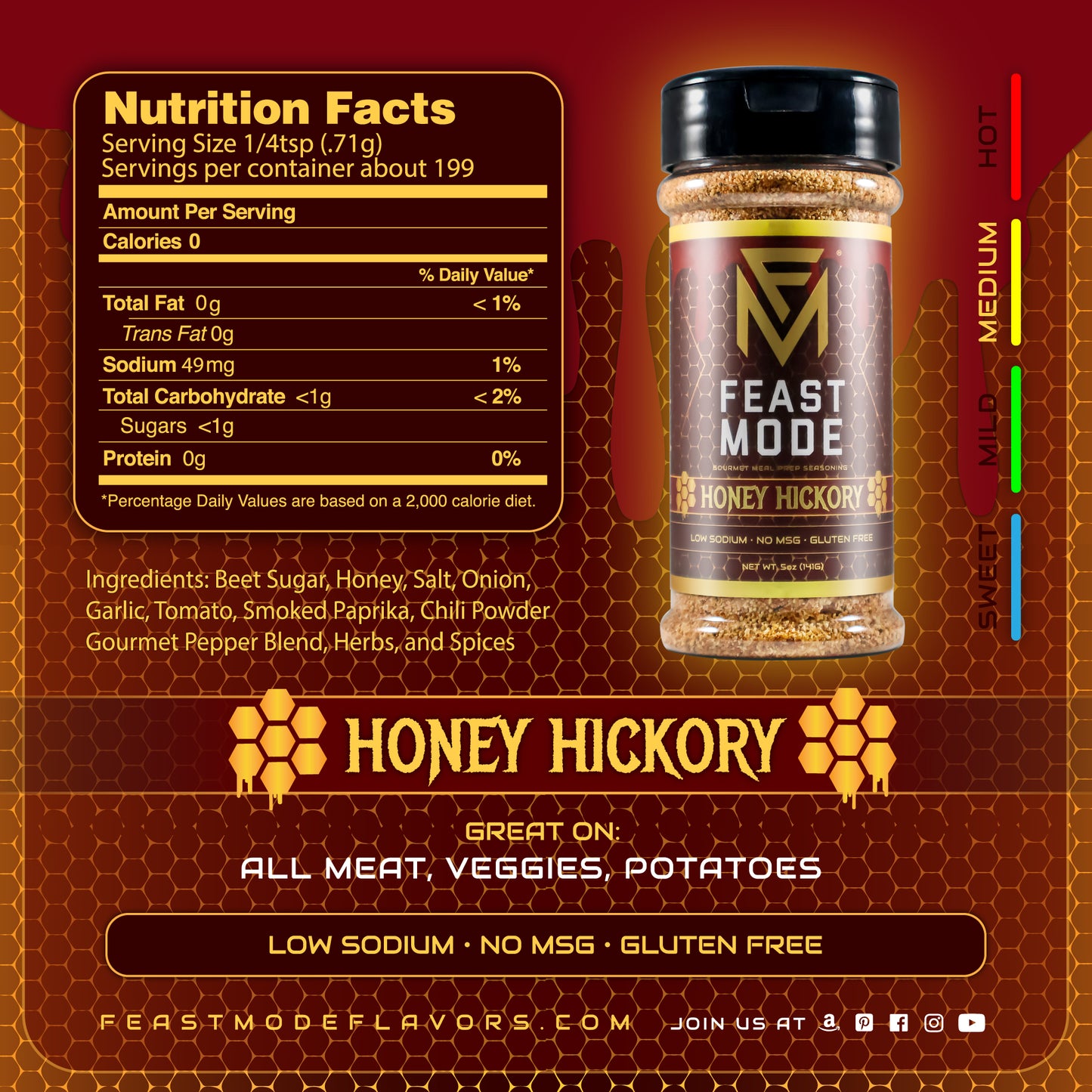Honey Hickory Bulk | FM Seasoning Blend