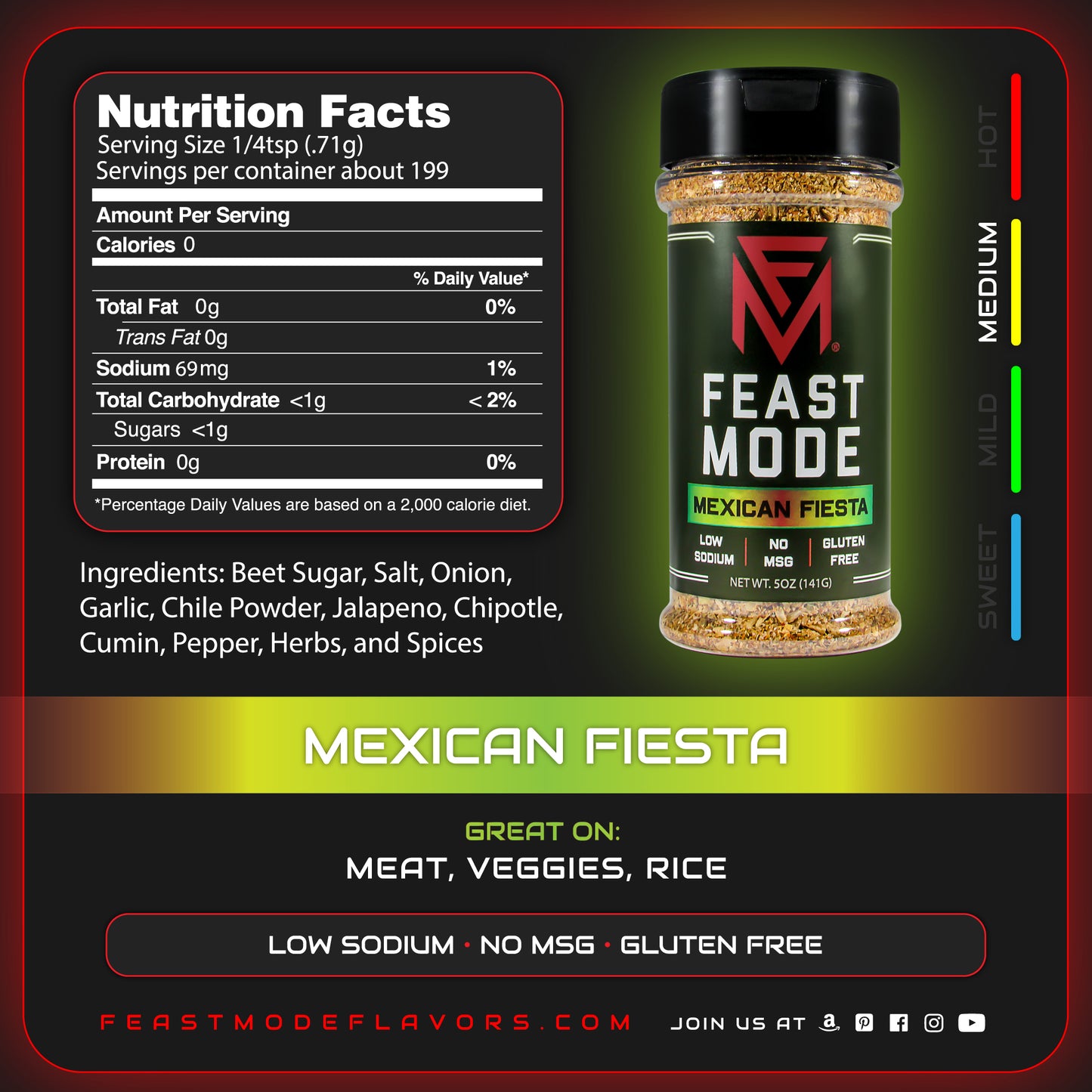 Mexican Fiesta Bulk | FM Seasoning Blend